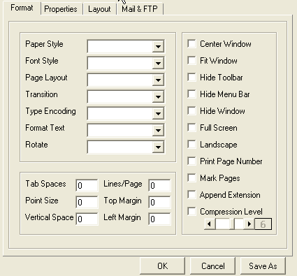 set format screenshot